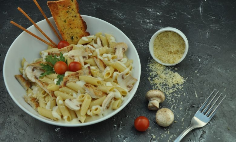 Pasta in a bowl