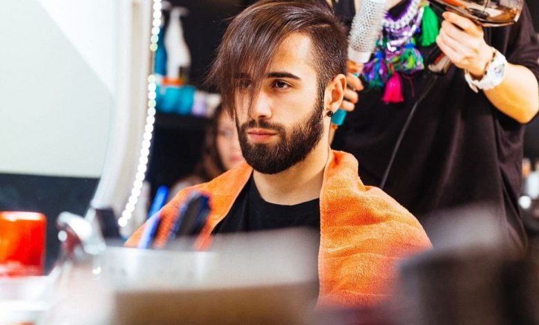 a man with aging hair