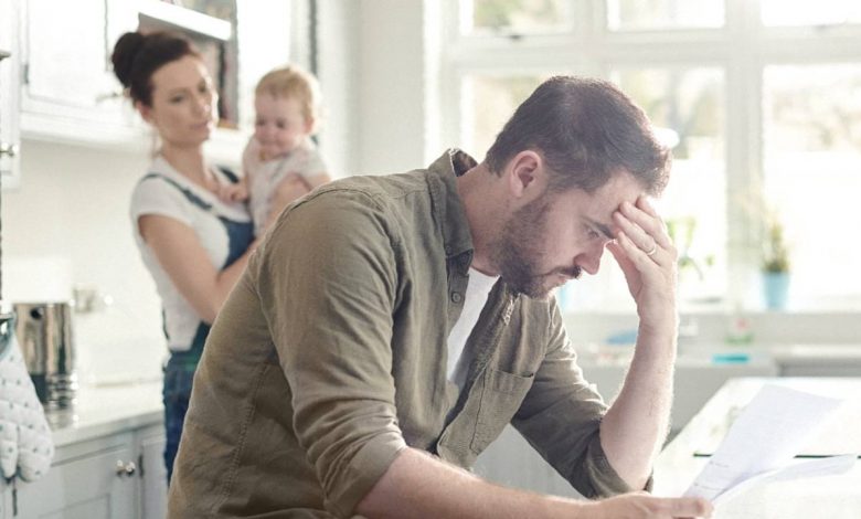 A man under debt