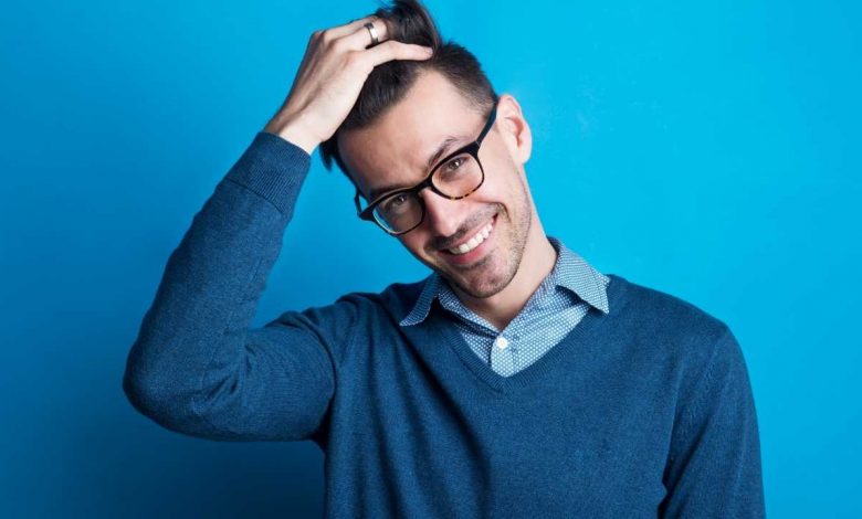 A man with glasses