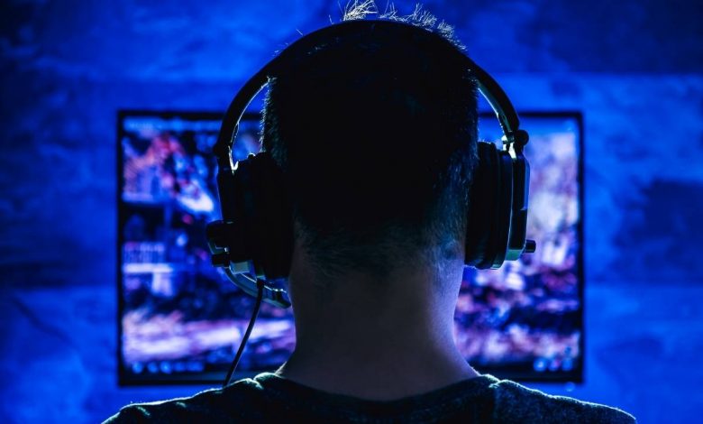 A person playing an AI game