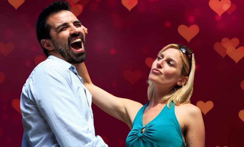 drama queen with her guy