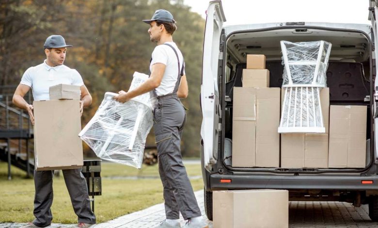 Moving company employees