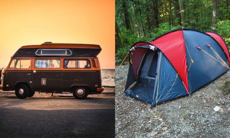 Campervan Vs Tent Camp