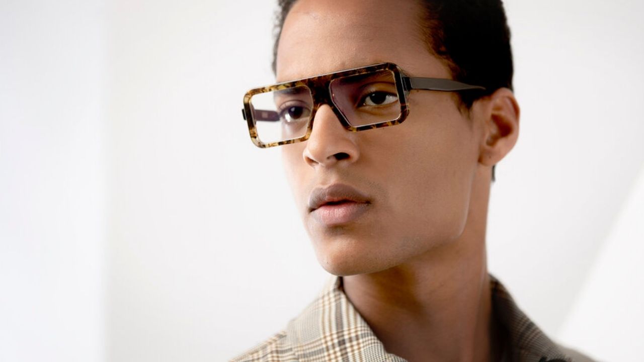 A guy wearing glasses