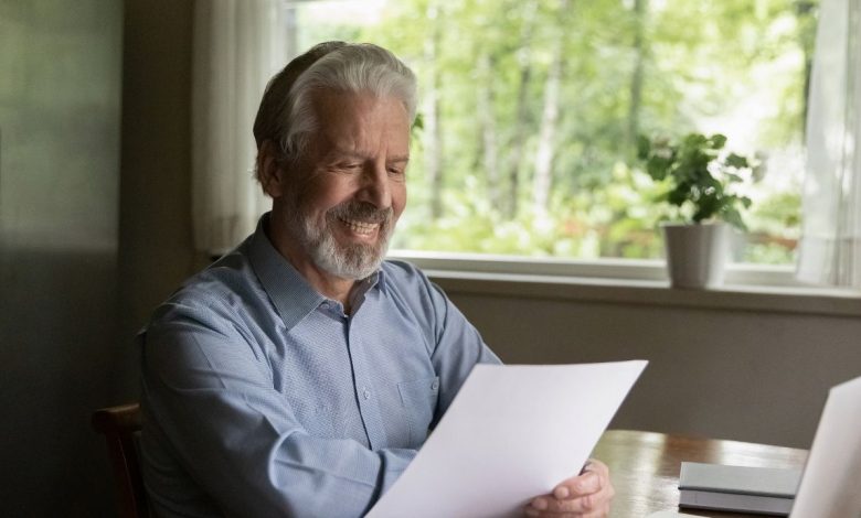 old man working