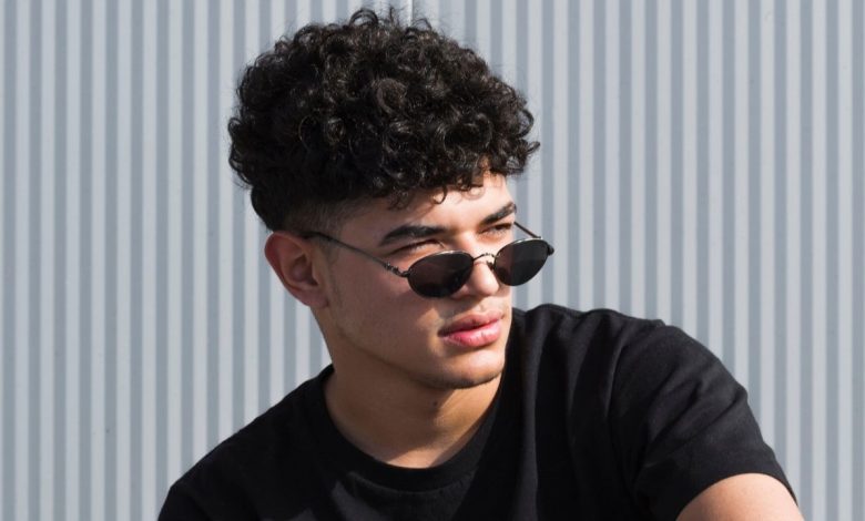 guy with curly hair