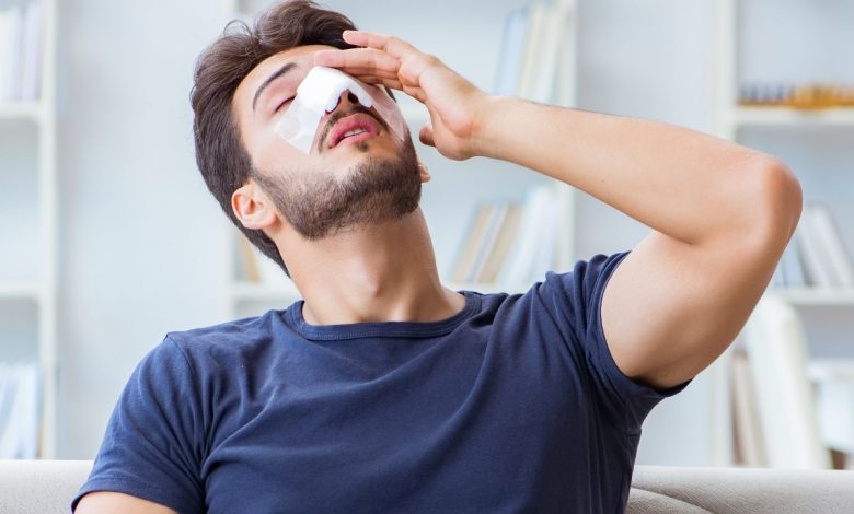Man after Rhinoplasty