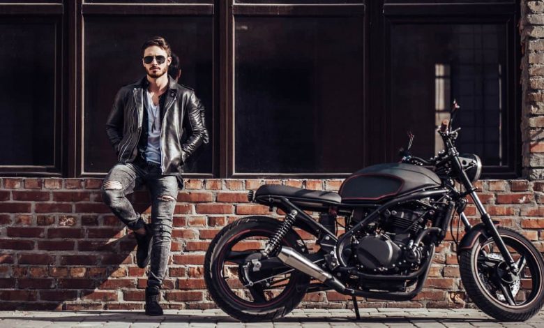 A guy wearing Motorcycle Jeans