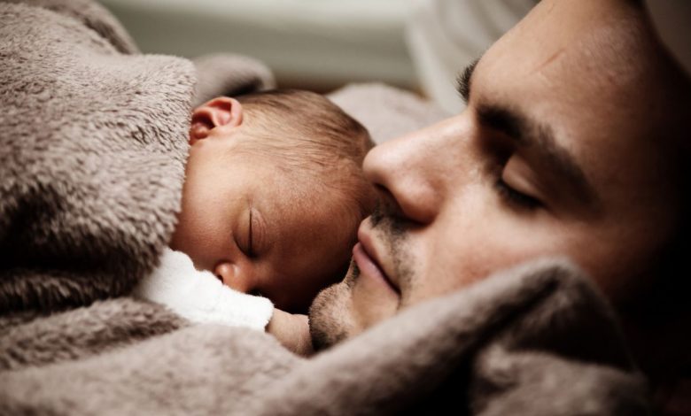 Dad with son