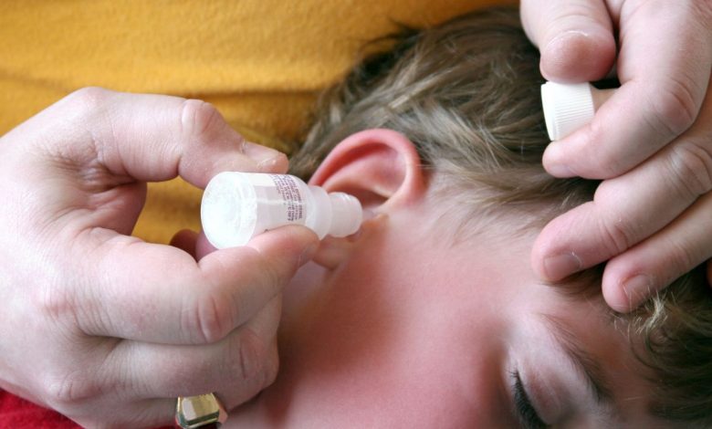 Ear infection in child
