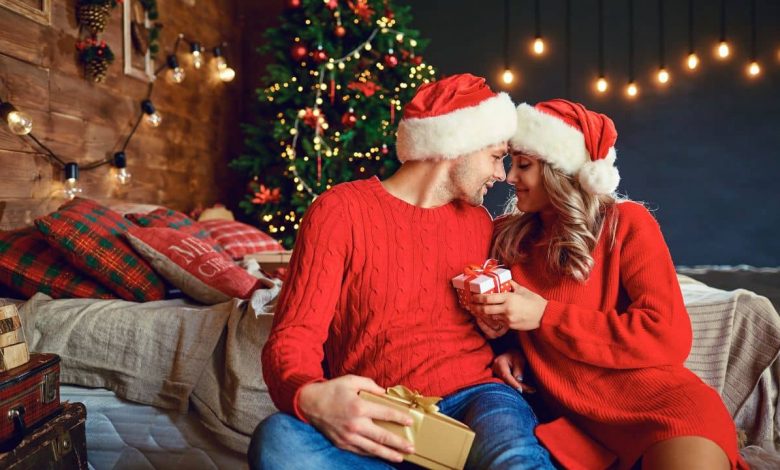 Christmas couple