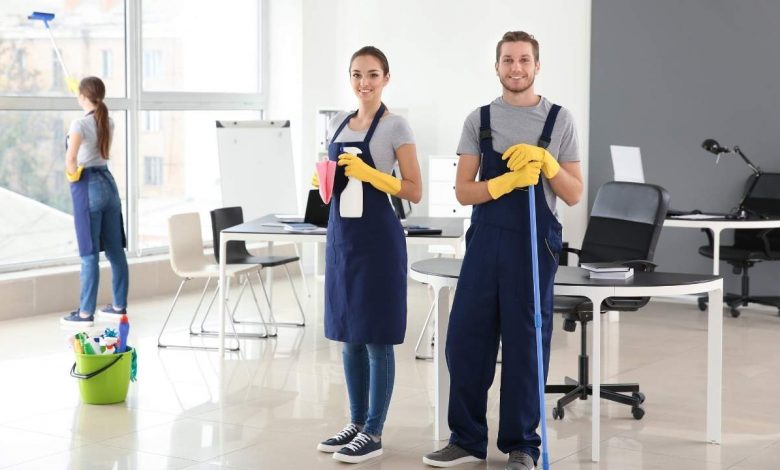 Commercial Cleaning staff