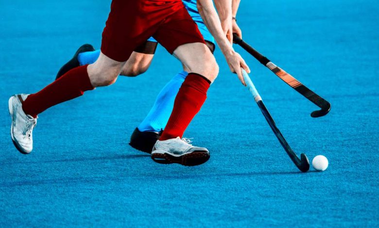 players playing hockey