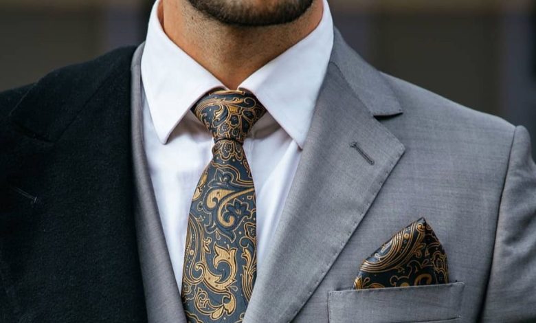 suit with tie