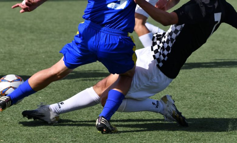 man playing Football