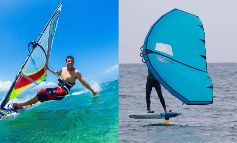 Windsurfing vs. Wing Foiling