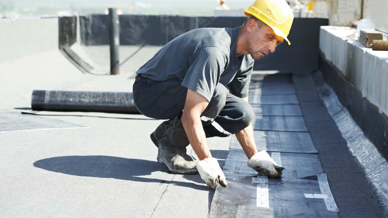 flat roof covering