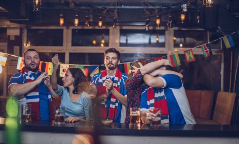 people in Sports Bar