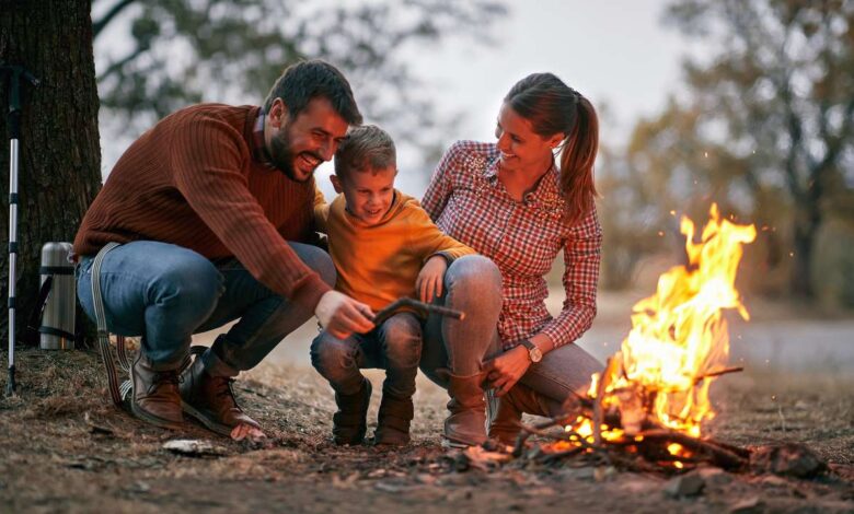 parents with their child