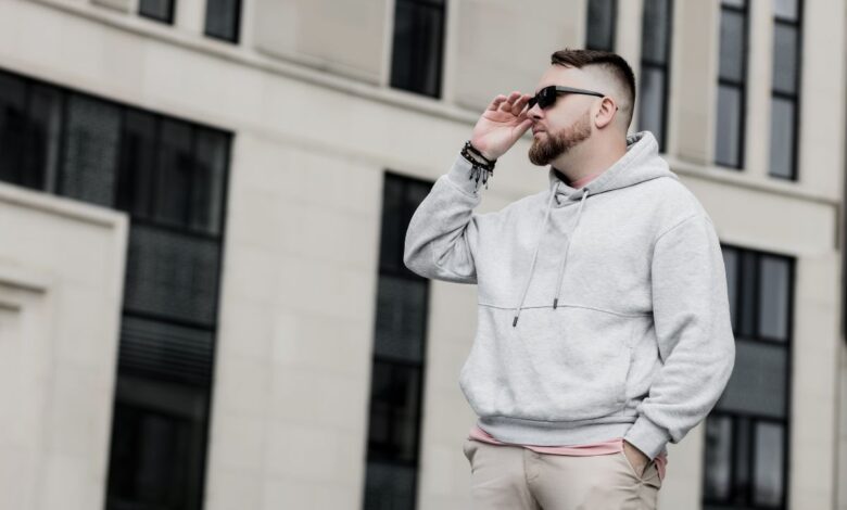 guy wearing hoodie
