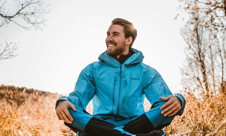 guy sitting outdoors