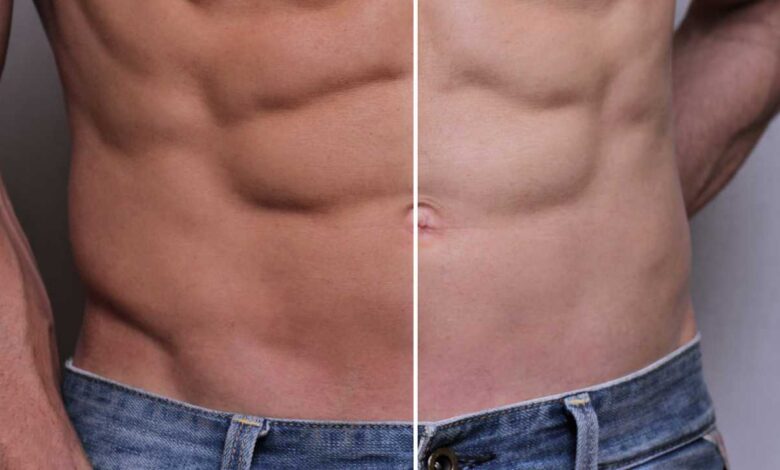 man Self-Tan results