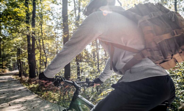 mountain biker