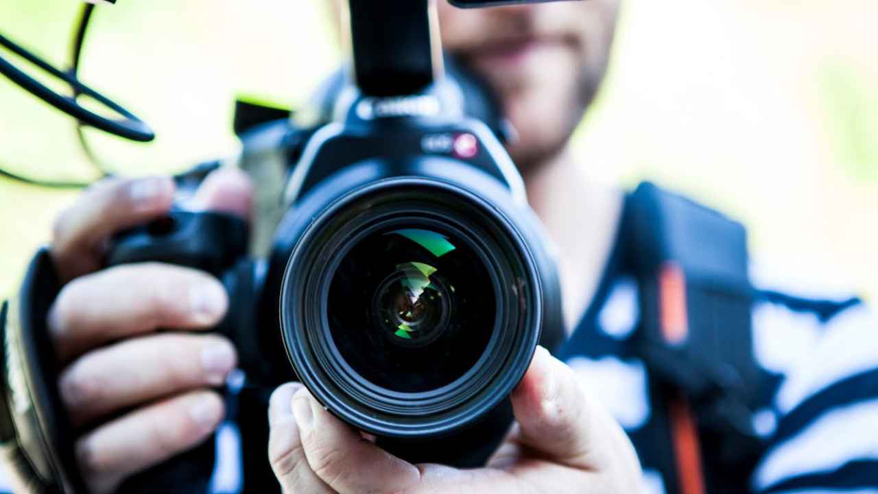 man with camera