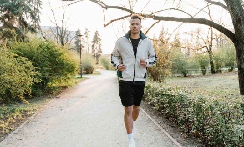 A guy running