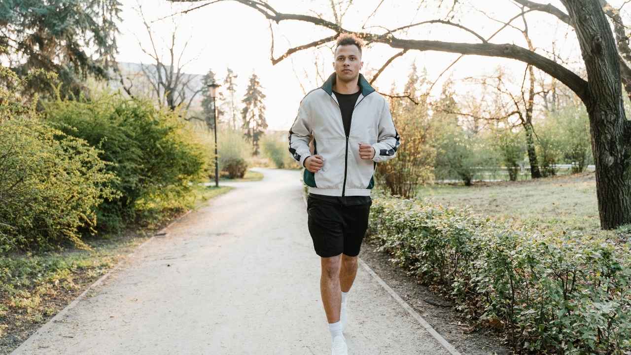A guy running