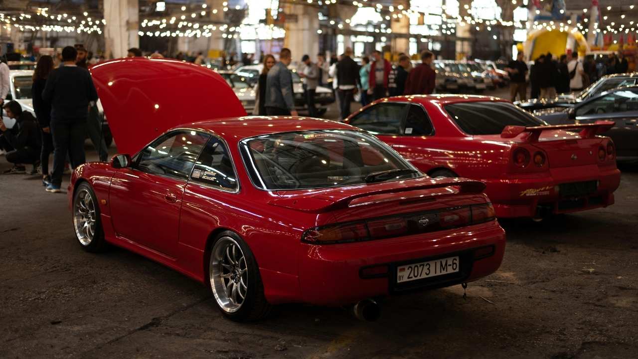car parked outside