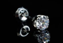 diamond studs ear