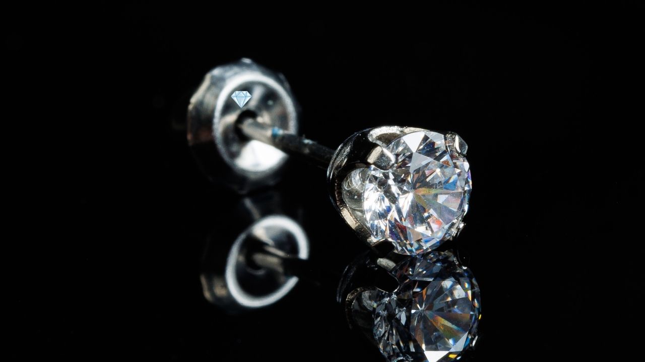 diamond studs ear