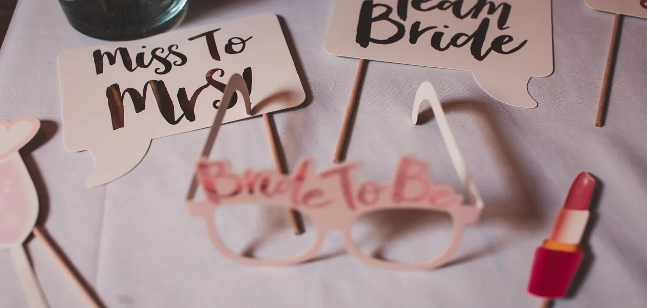 wedding shower decorations and welcome signs