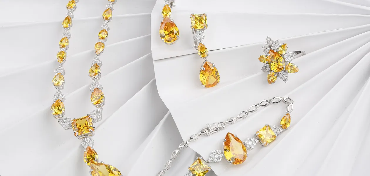 citrine gemstone jewelry